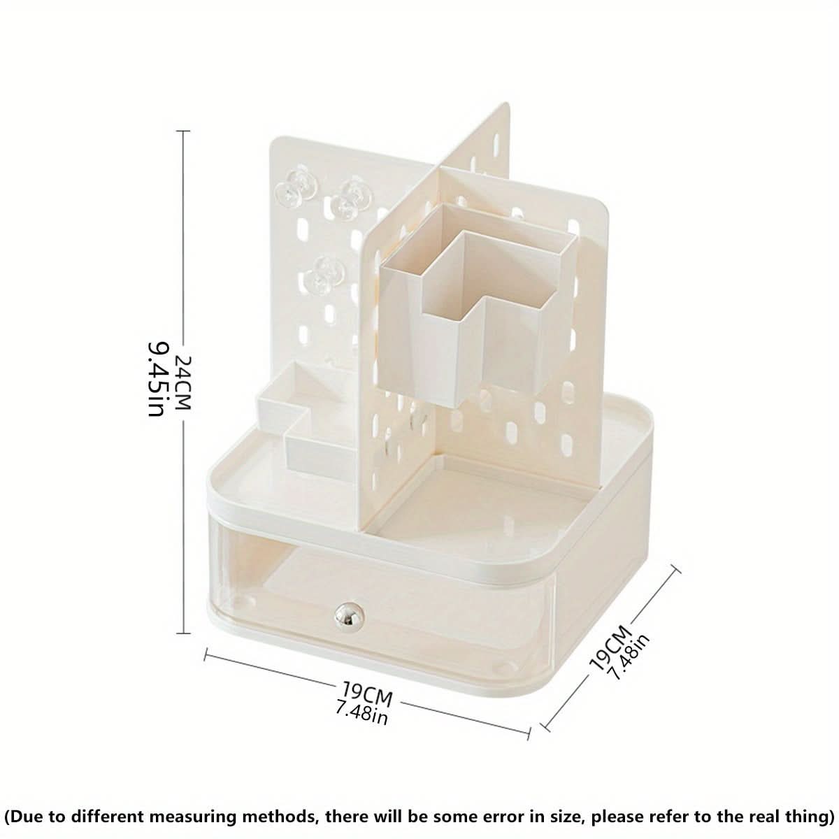 Rotating Desk Organizer with Drawer