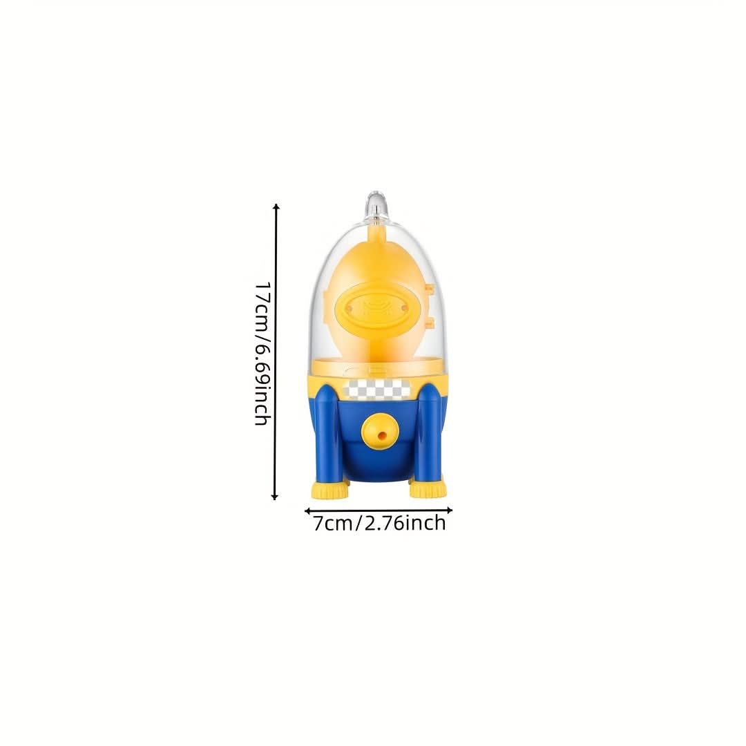 Manual Golden Rotary Egg Mixer – Durable Plastic Egg Beater for Whites & Yolks