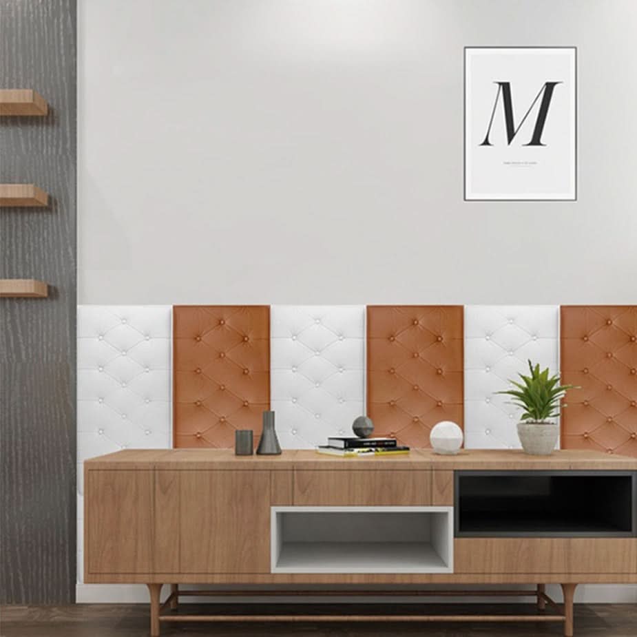 10pcs Self-Adhesive 3D Vinyl Wall Panels