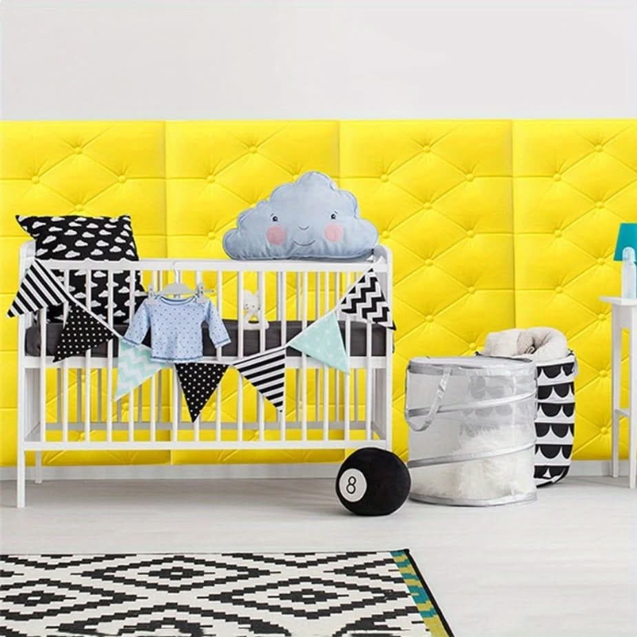 10pcs Self-Adhesive 3D Vinyl Wall Panels