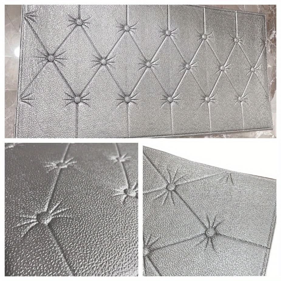 10pcs Self-Adhesive 3D Vinyl Wall Panels