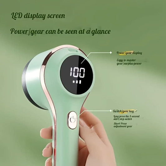 Electric Lint Remover Fabric Shaver - Rechargeable Defuzzer for Fabric & Furniture