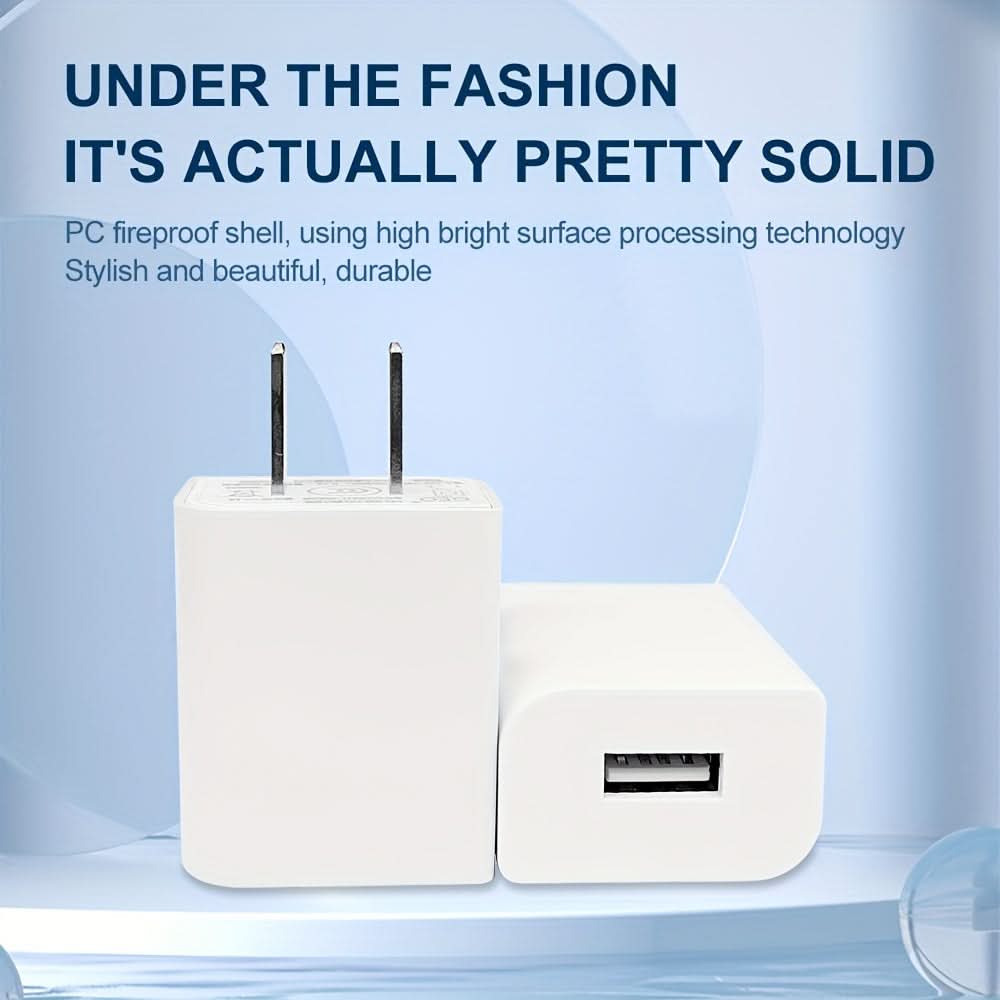 High-Speed USB Wall Charger for iPhone/Samsung