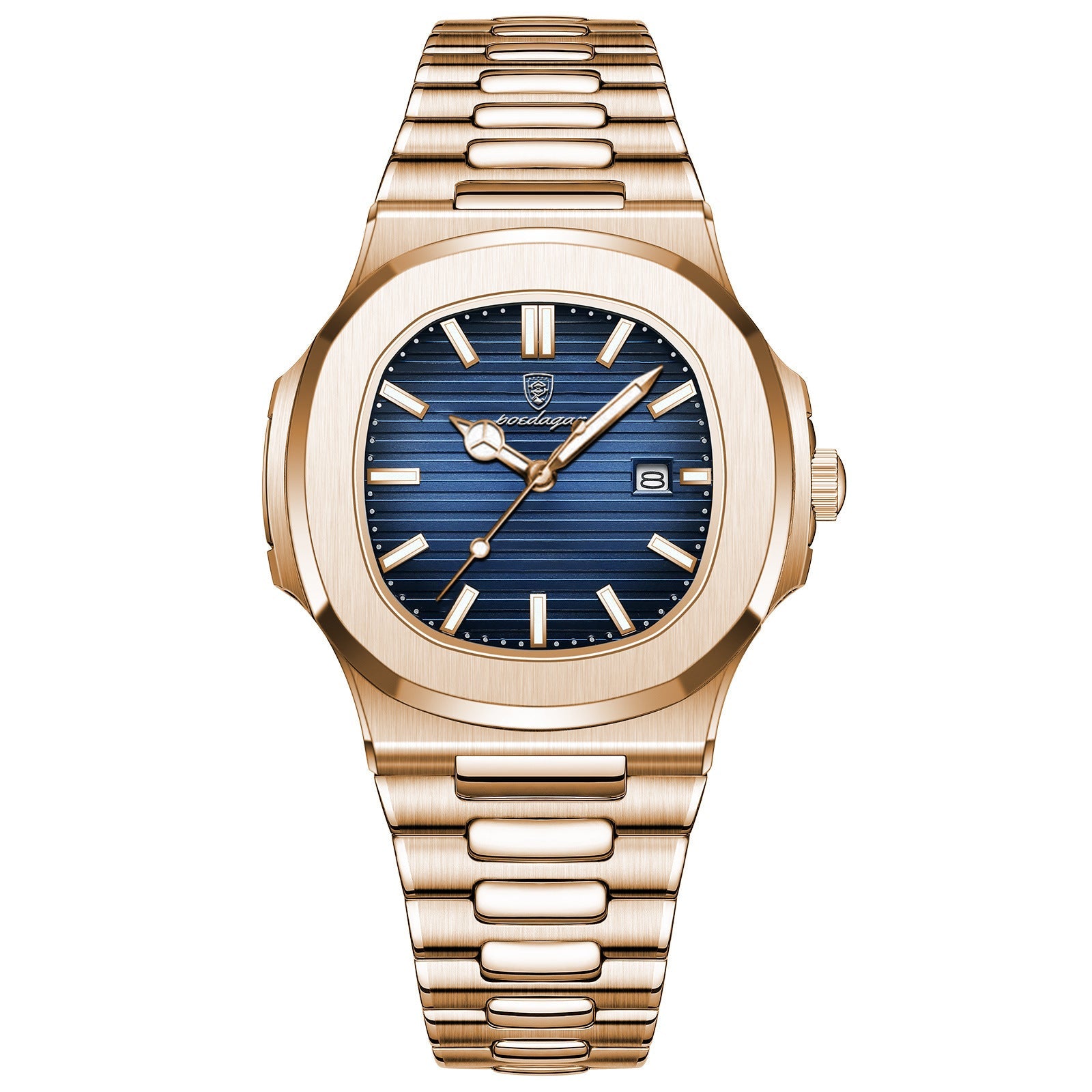 Poedagar 613 Luxury Stainless Steel Quartz Watch for Men