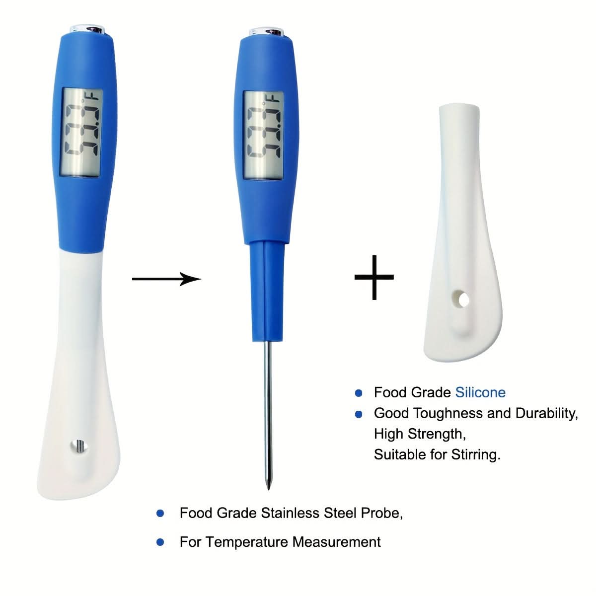 Digital Candy Thermometer Spatula – -50°C to 300°C Range