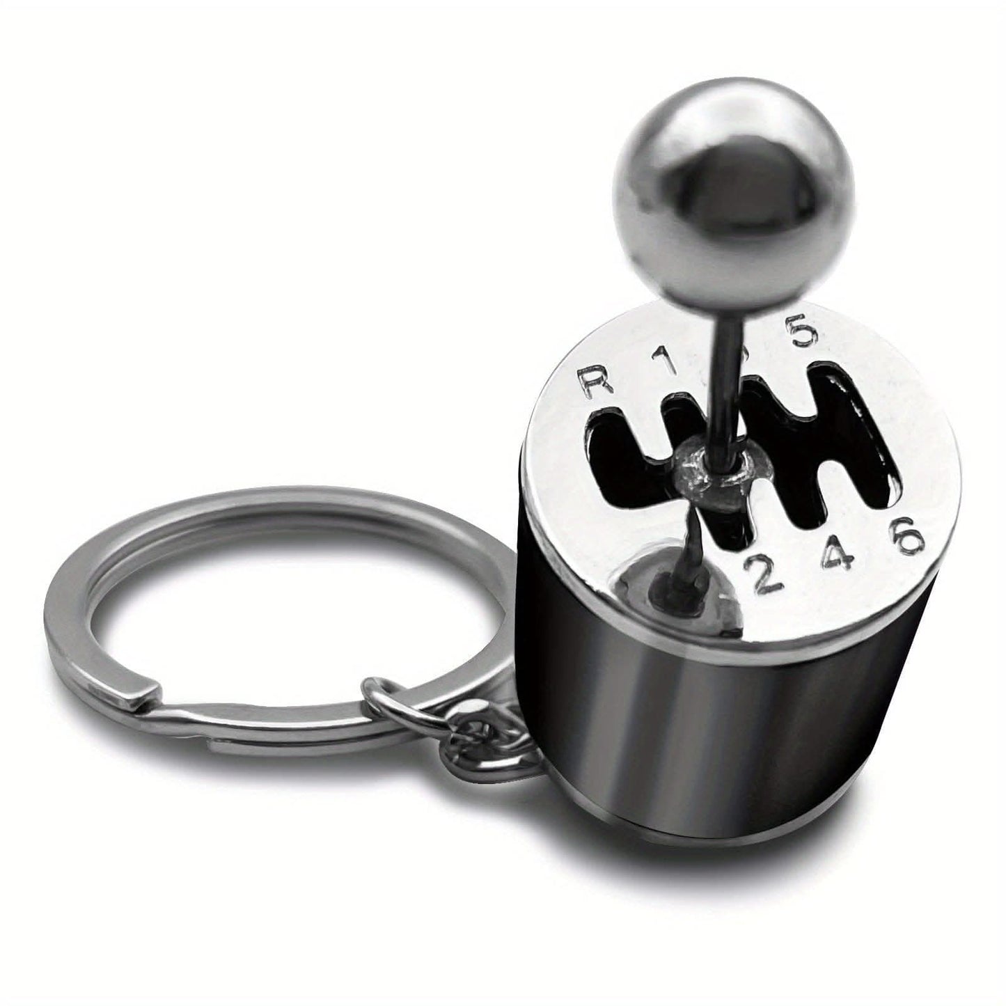 Mini Gear Shifter Keychain – Alloy Gearbox Key Ring for Car Enthusiasts