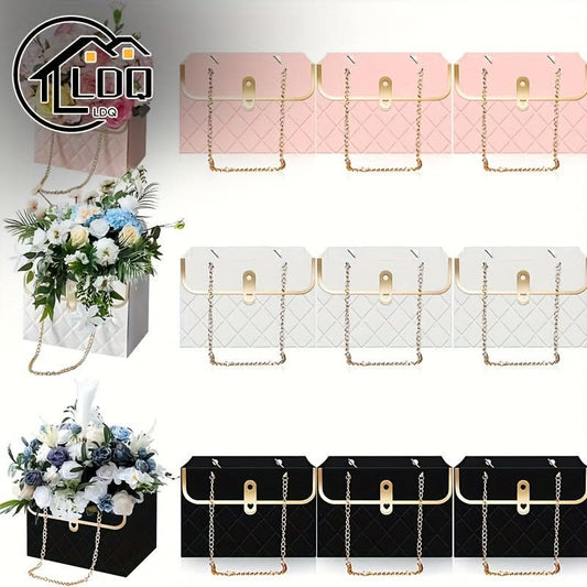 4-Pack Water-Resistant Paper Gift Bags with Sturdy Handles