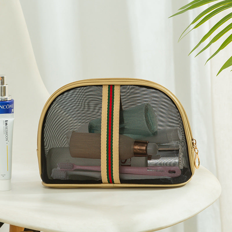Mesh Toiletry Bag Set – Breathable Travel Makeup & Bath Storage Pouches (3-Piece)