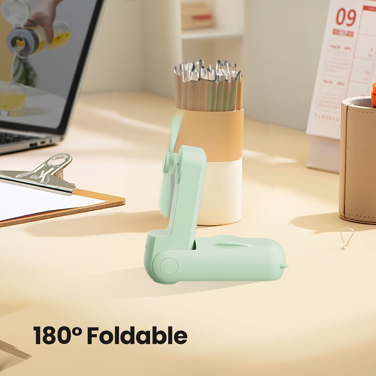 USB Rechargeable Handheld Fan – Compact, Foldable & Portable Fan for Travel