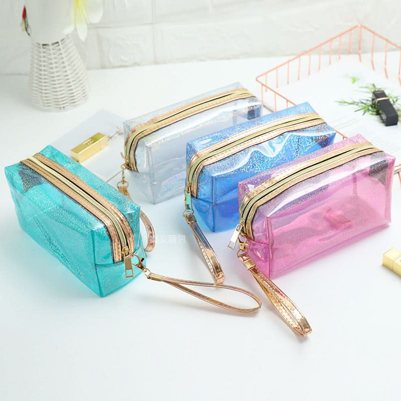 Transparent Laser PVC Travel Cosmetic Bag