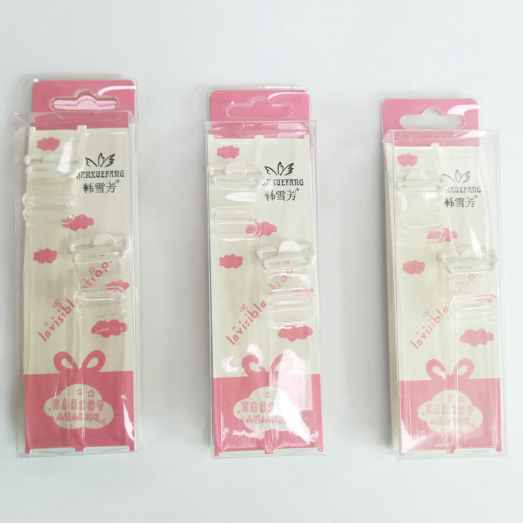 Transparent Shoulder Strap Invisible Shoulder Strap Bra Strap Frosted Transparent Widened Invisible Strap Adjustable Lingerie Strap Anti-slip