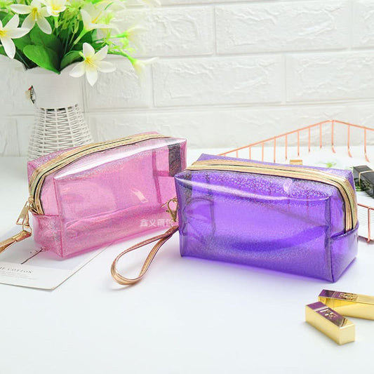 Transparent Laser PVC Travel Cosmetic Bag