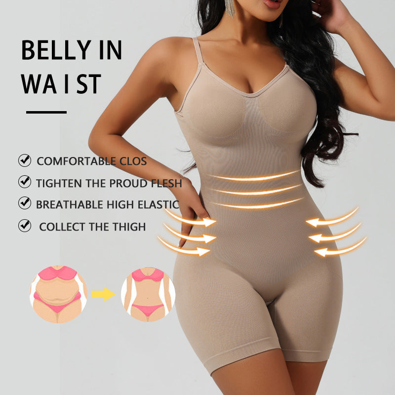 Women's Body Shaping Sexy Backless Base Tunic Underwear plus size Body Shaping Tight Tunic