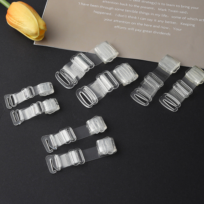 Transparent Shoulder Strap Invisible Shoulder Strap Bra Strap Frosted Plastic Widened Invisible Strap Non-magnetic Adjustable Type Inner Wear Strap Anti-slip