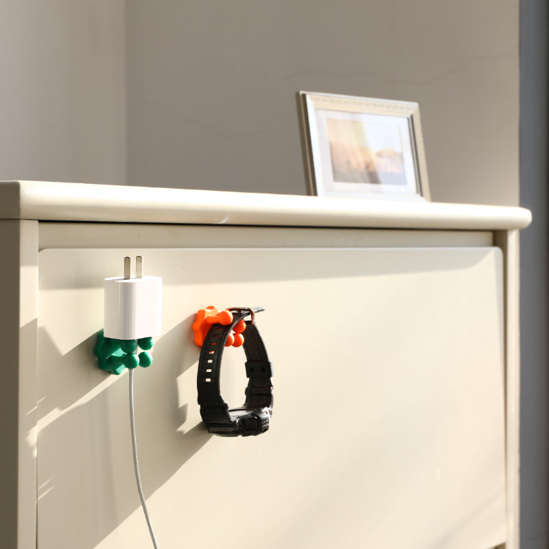 Silicone Wall Hook – Nail-Free Multifunctional Bathroom & Kitchen Adhesive Storage Holder