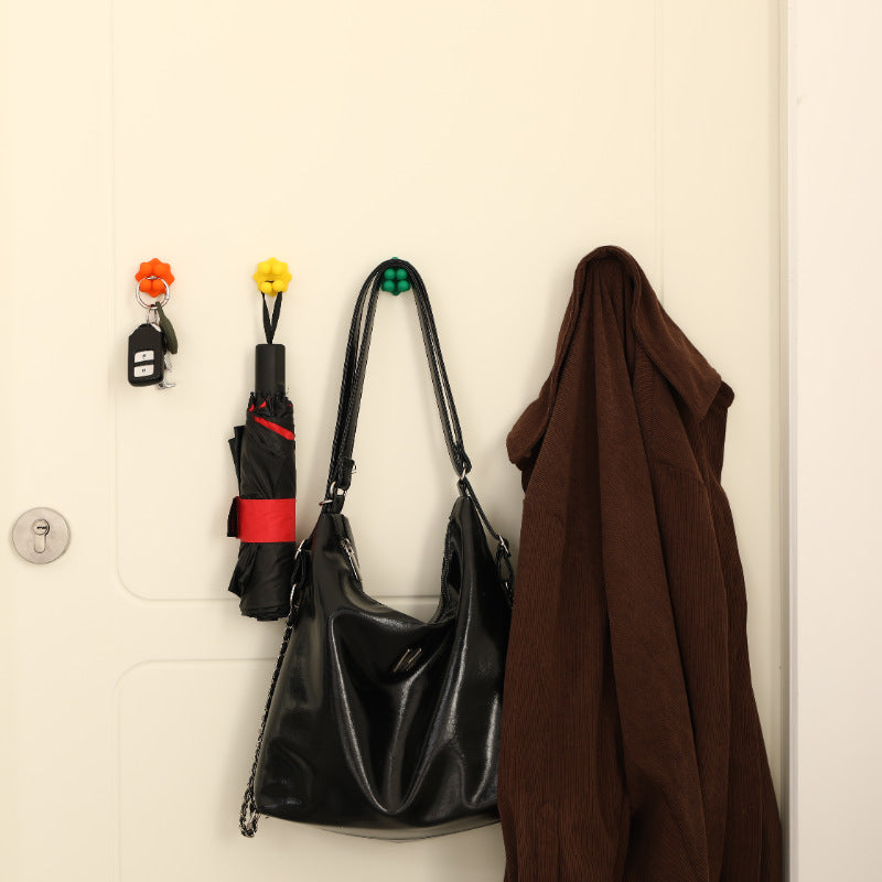 Silicone Wall Hook – Nail-Free Multifunctional Bathroom & Kitchen Adhesive Storage Holder