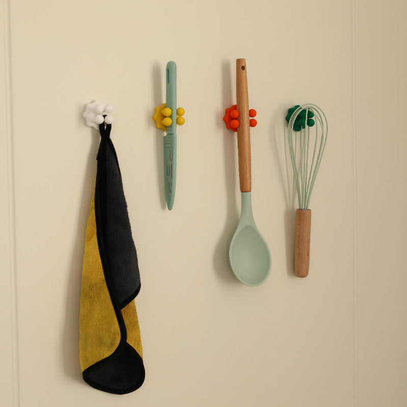 Silicone Wall Hook – Nail-Free Multifunctional Bathroom & Kitchen Adhesive Storage Holder