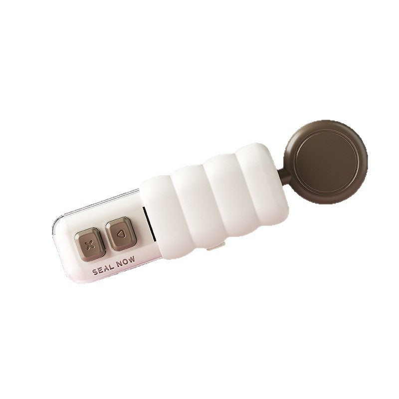 Cute Mini Bag Sealer – Rechargeable Hand-Press Heat Sealing Clip for Snack & Plastic Bags