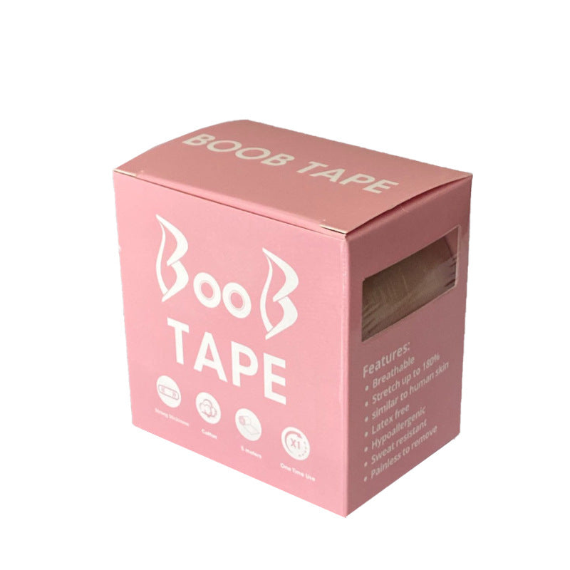 Cross-Border Popular Elastic Cloth Lifting Tape Push-Up Self-Adhesive Invisible Lifting Chest Tape Sports Bandage Chest Patch