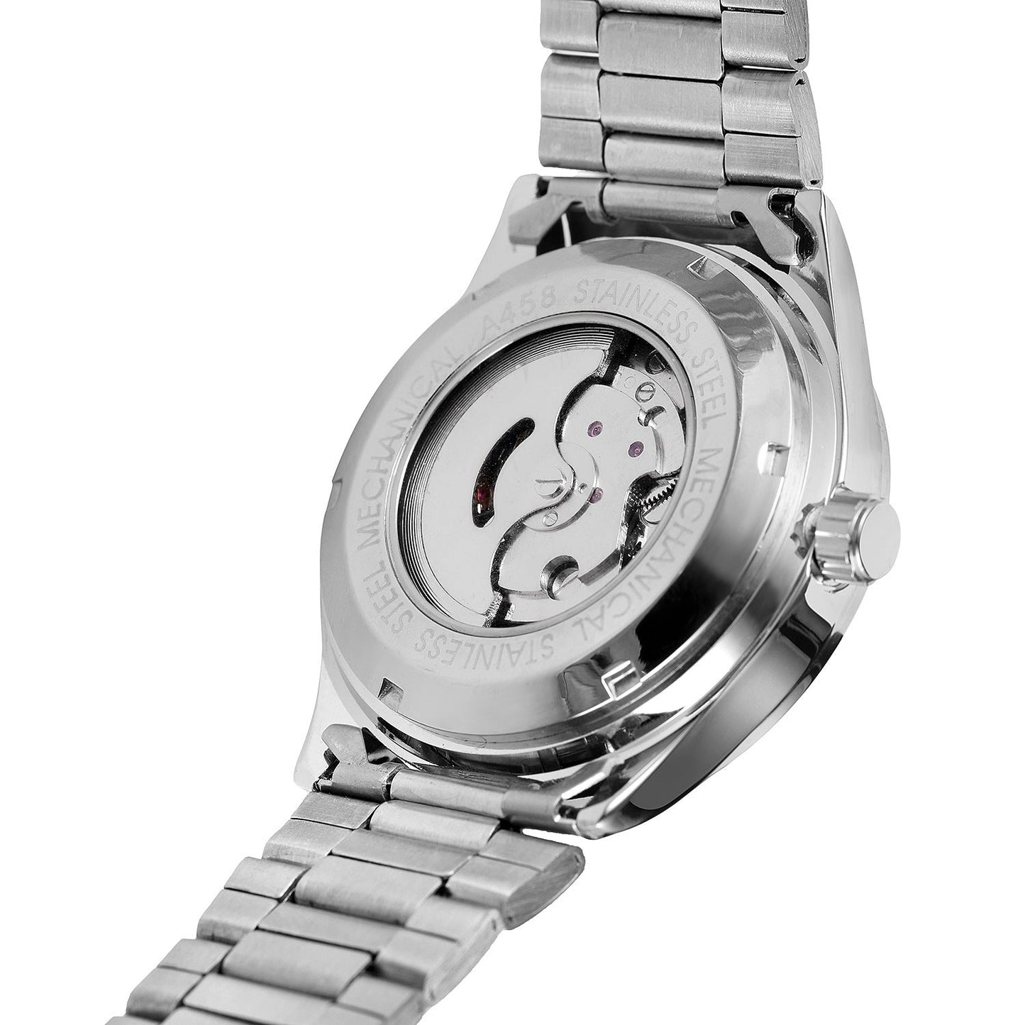 T-Winner Men’s Automatic Mechanical Watch – Retro Stainless Steel Band