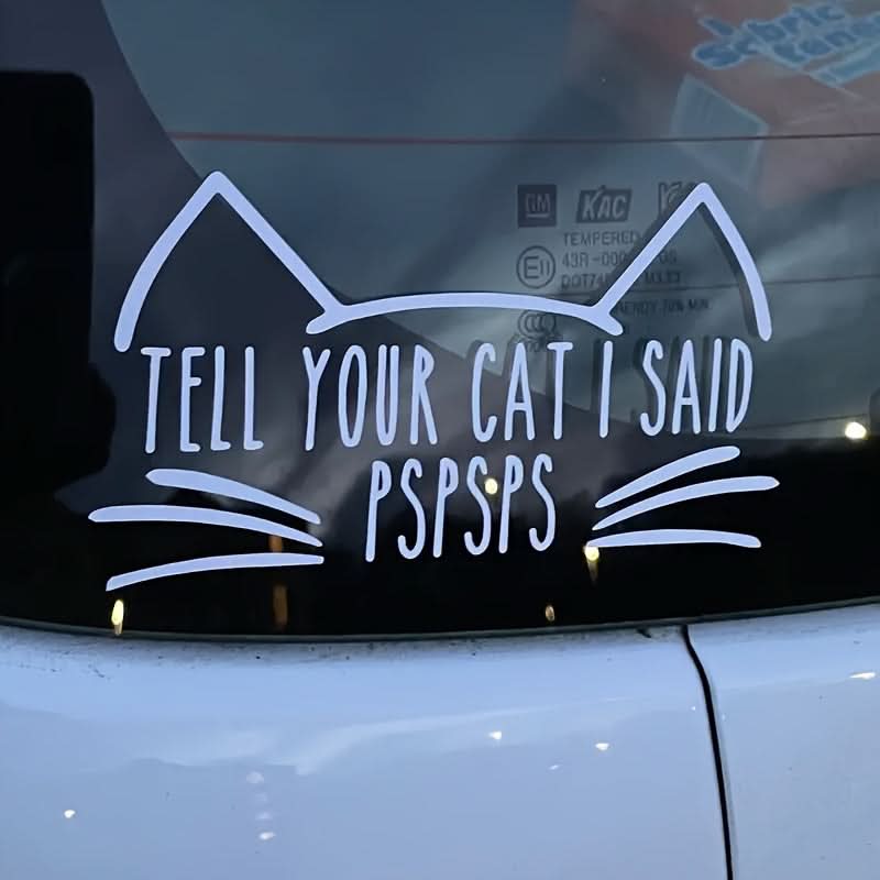 Cat Car Stickers for Bumper, Laptop & More