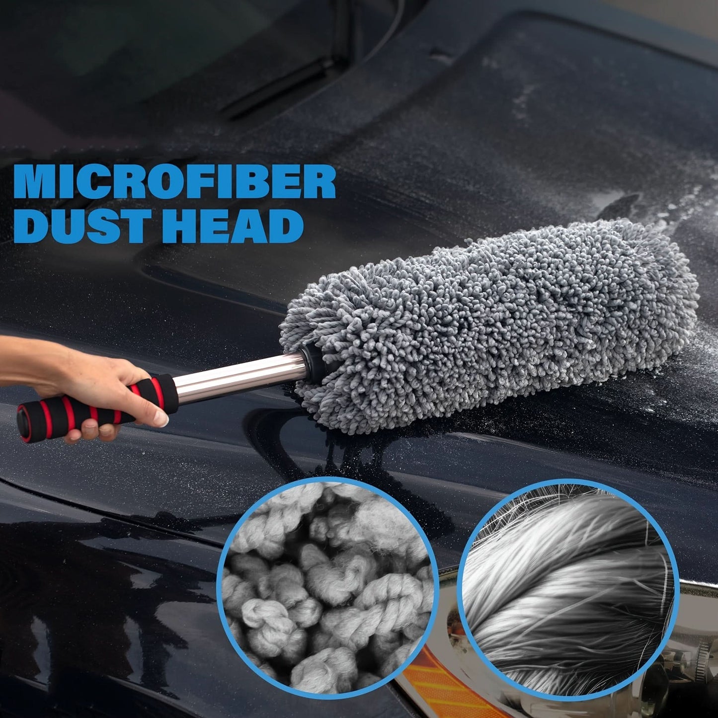 Multi-Functional Microfiber Car Cleaning Brush