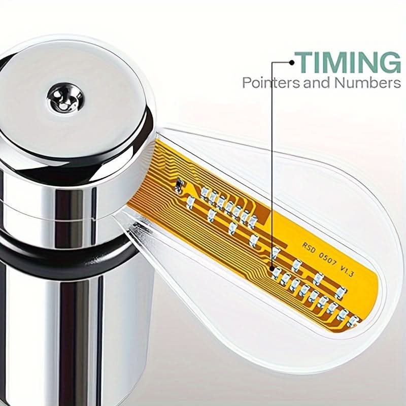 Compact USB Clock Fan with LED Display