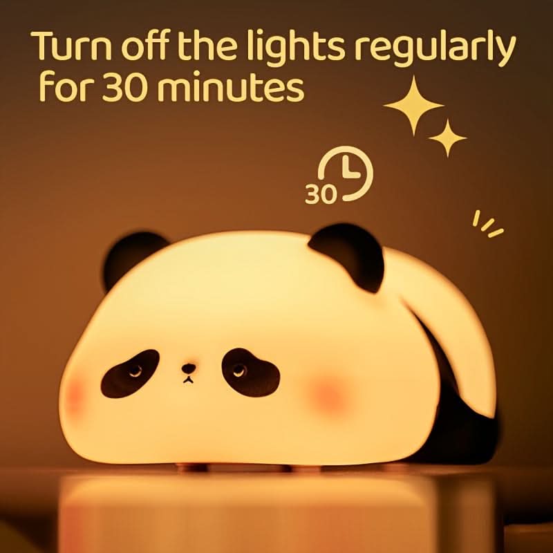 Silicone Pat Lamp - LED Bedside Night Light with Charging Function