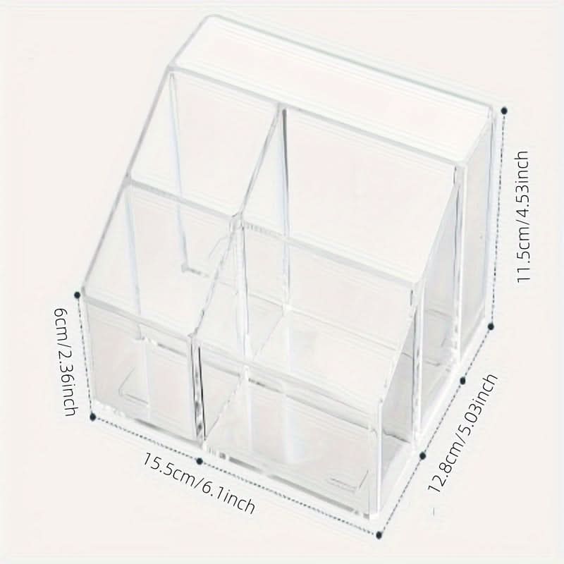 Clear Acrylic Desk Organizer with Pen Holder