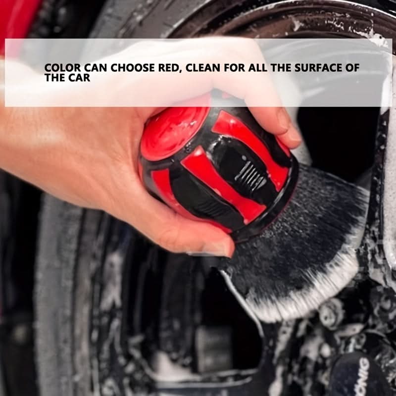 Premium Car Detailing Brush – Large Area Soft Bristles, Ball Handle for Dust Removal