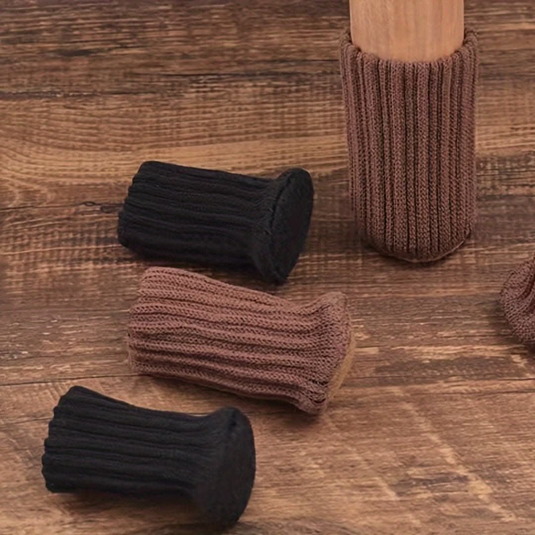 24-Pack Stretchy Chair Leg Socks, Floor Protectors