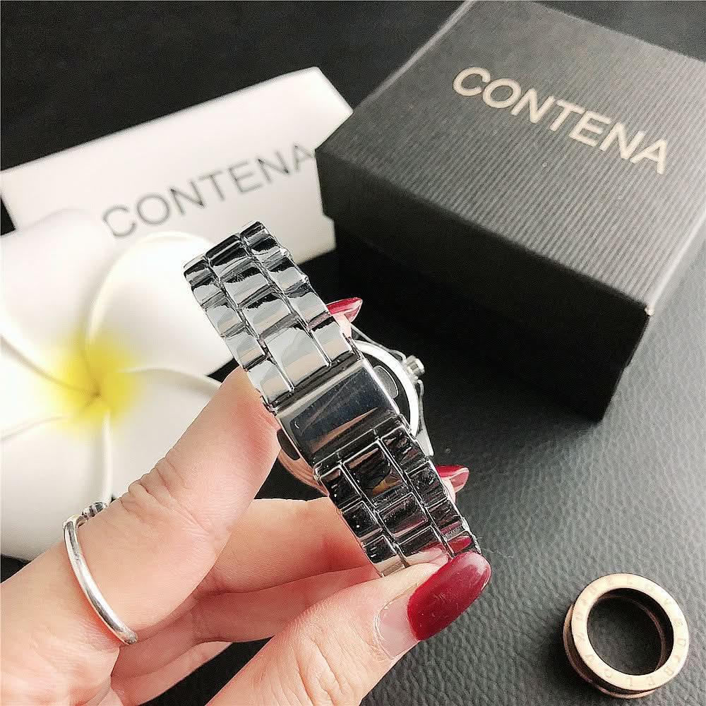 Unisex Stainless Steel Quartz Watch – Fashion Casual Wristwatch