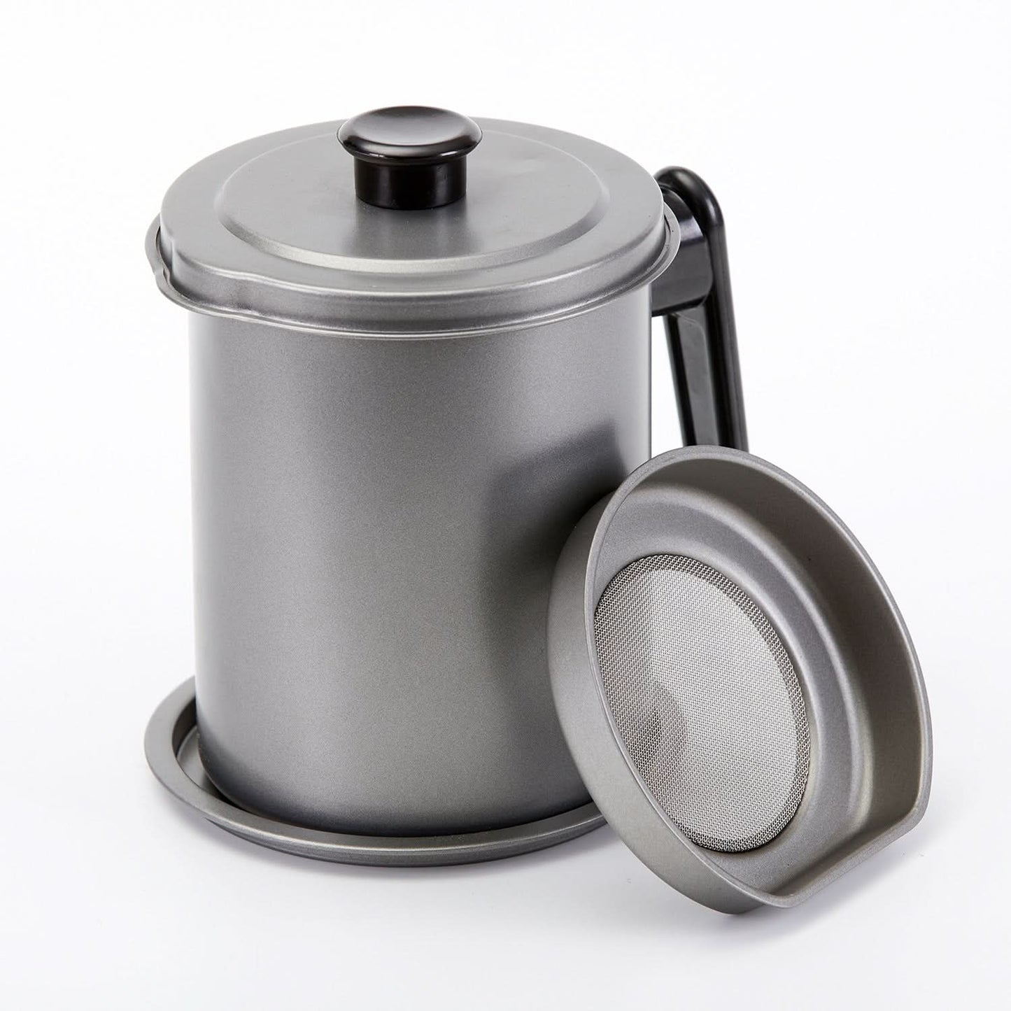 Japanese Oil Pot – Fine Iron 1.4L Oil Filter & Storage Bottle