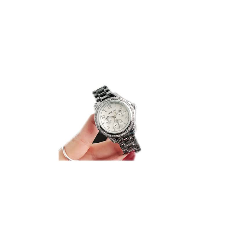 Unisex Stainless Steel Quartz Watch – Fashion Casual Wristwatch