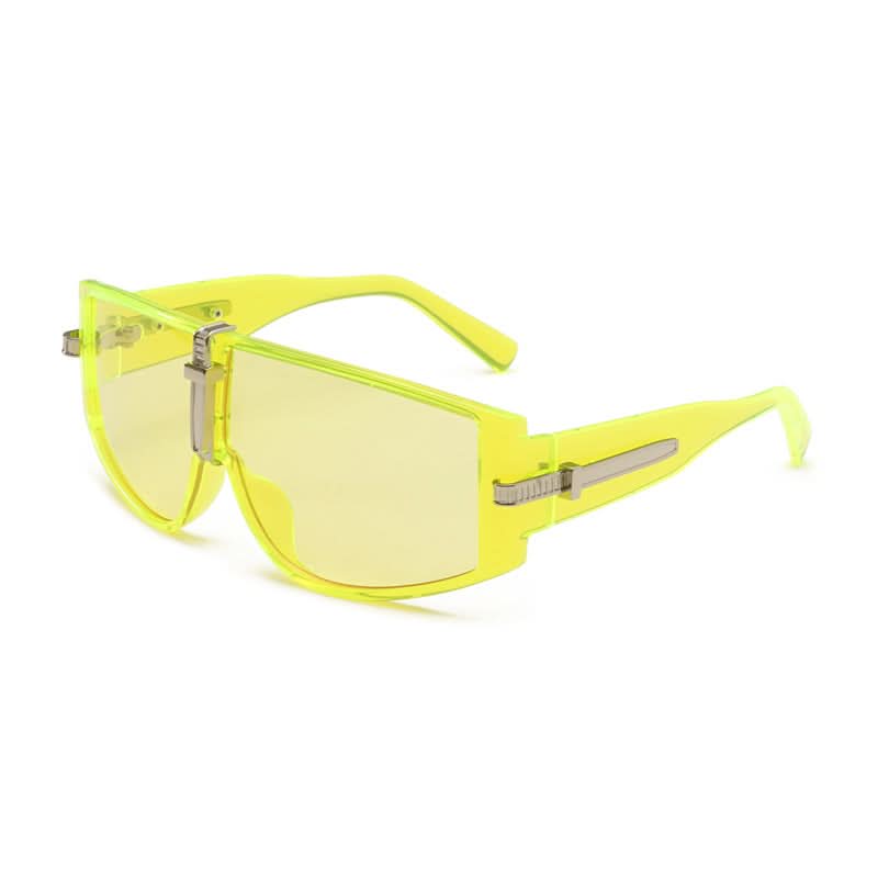 Trendy Windproof Large Frame Sunglasses Unisex