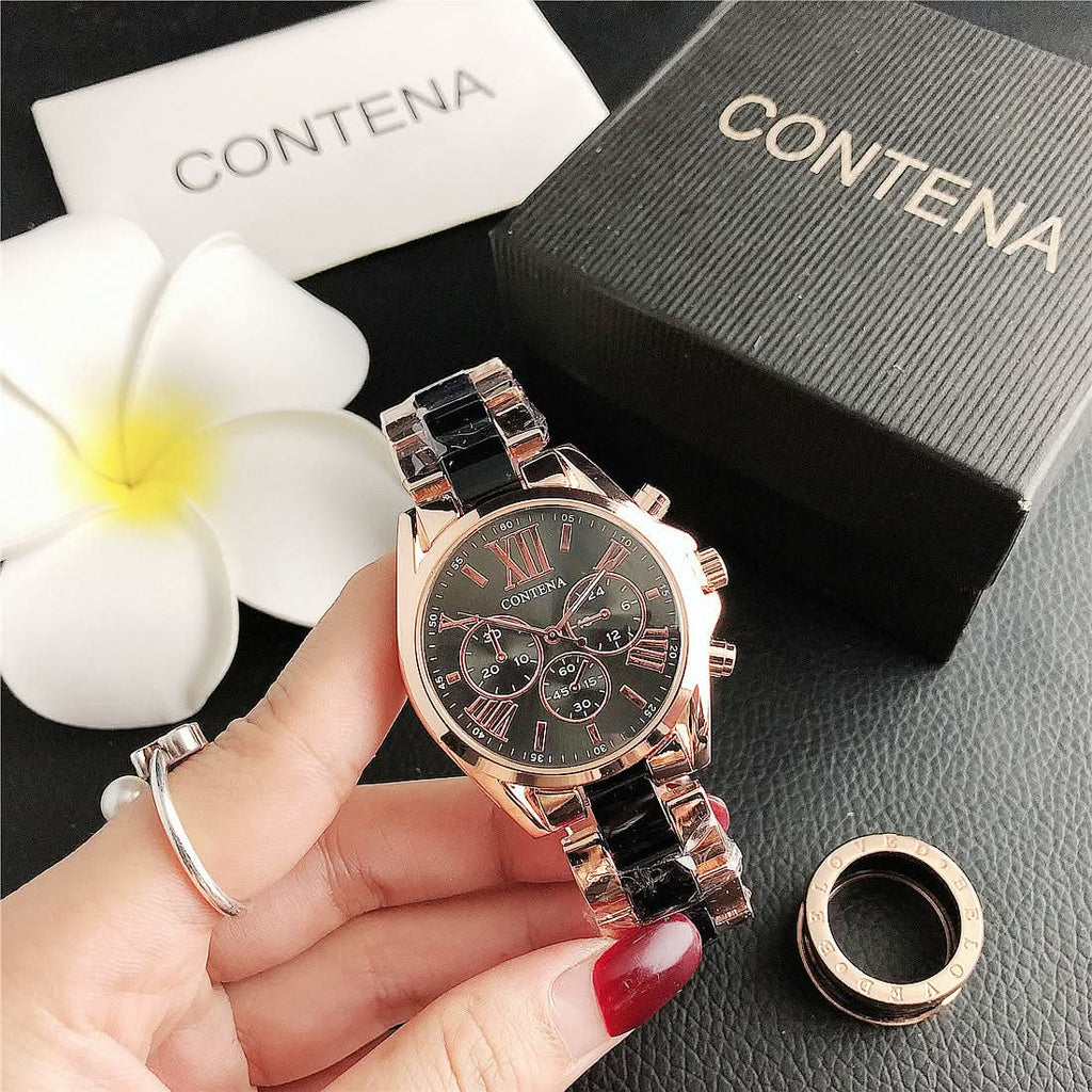 Women's Quartz Business Watch – Minimalist Korean-Style Dial
