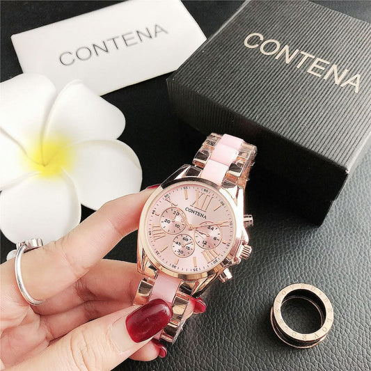 Women's Quartz Business Watch – Minimalist Korean-Style Dial