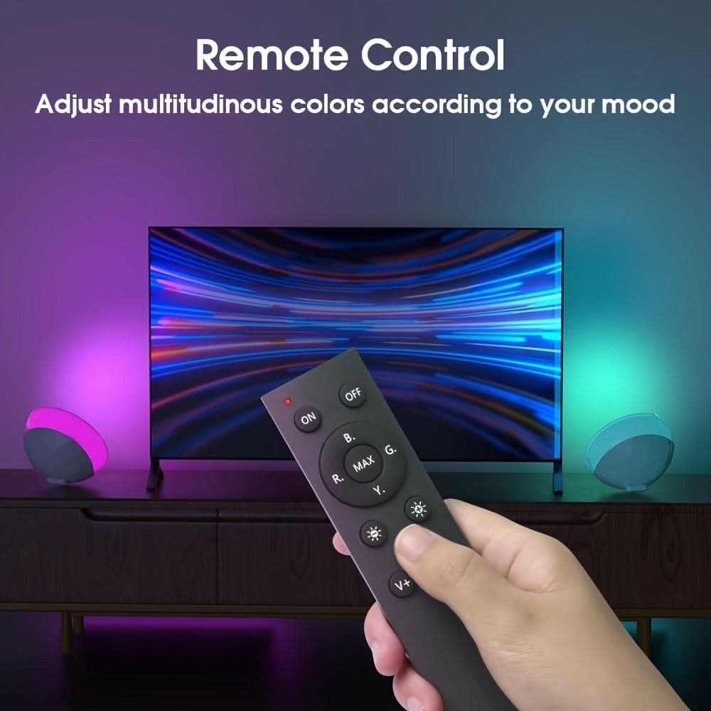 Dimmable RGB LED Mood Lamp with Remote Control