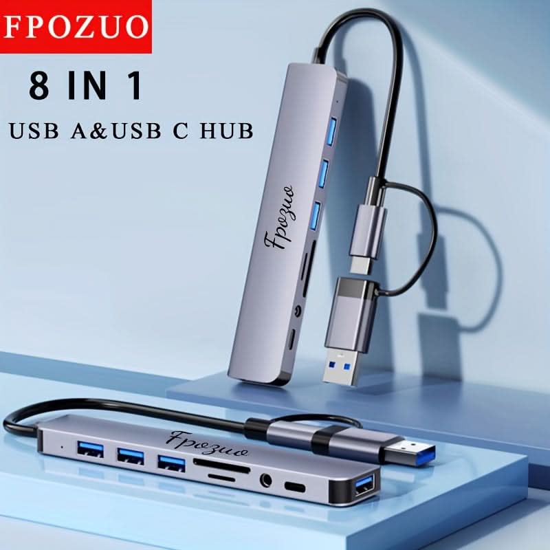 USB 3.0 Hub with SD/TF Card Reader
