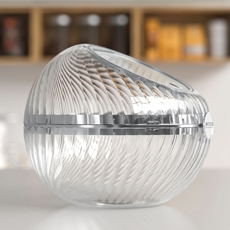 Transparent Oval Coffee Pod Holder – Clear Storage Container