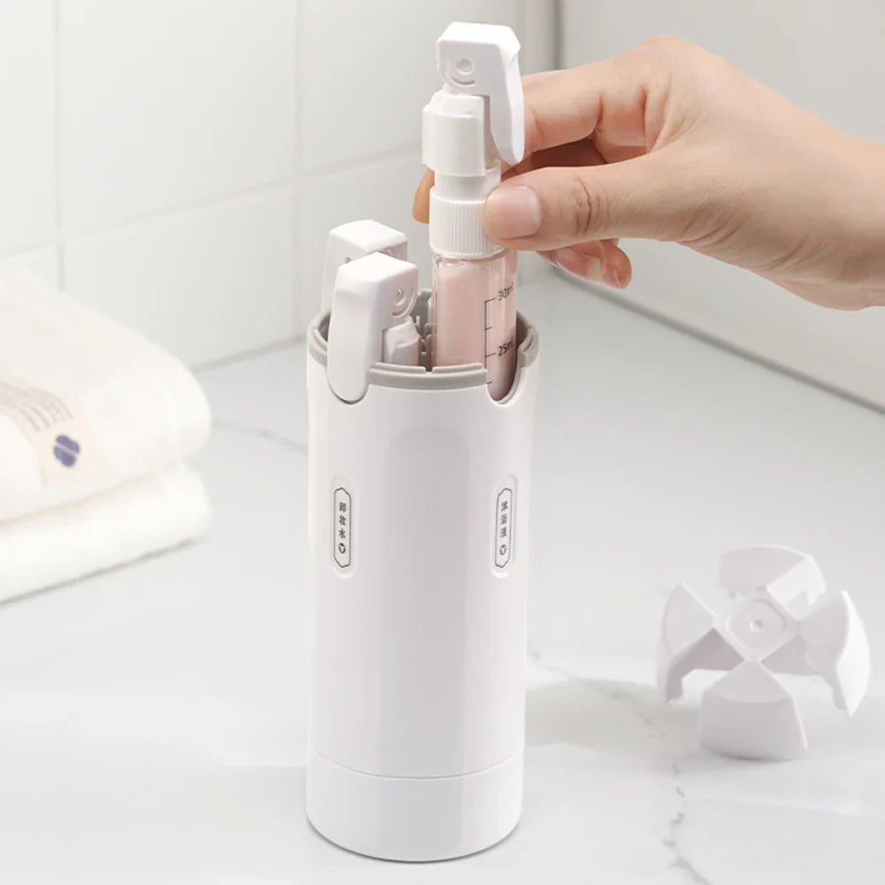 Travel Bottles Set – Refillable Leakproof Toiletry Containers with Labels & Stickers