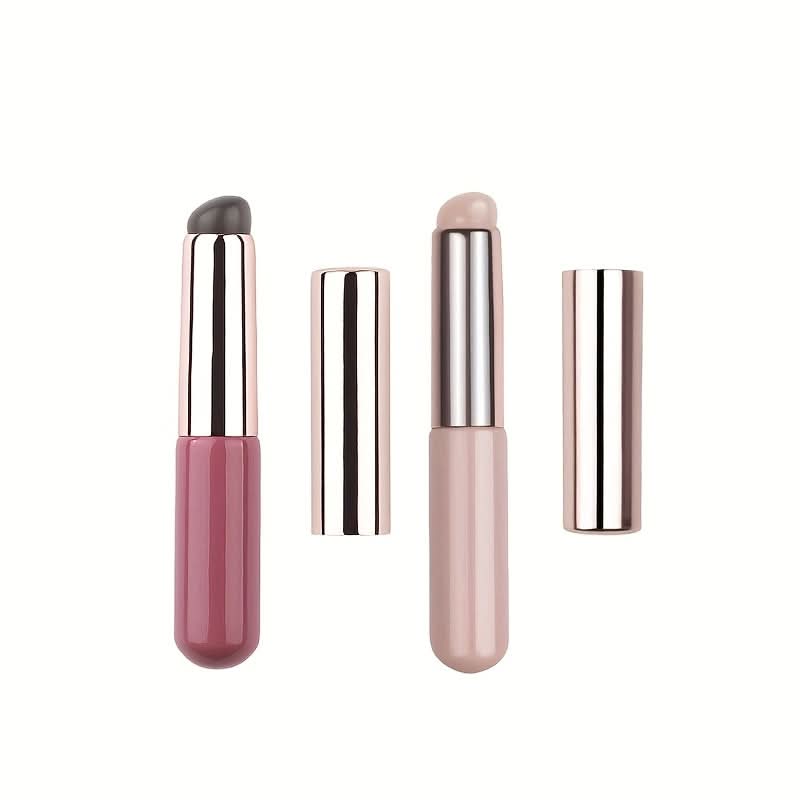 1pc Silicone Gradient Nail & Lip Brush with Cover