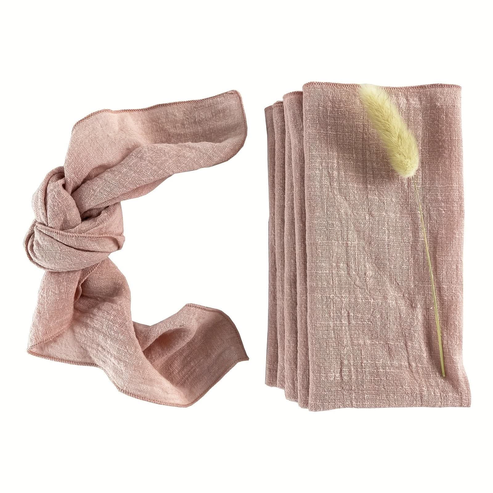 1 pc. Luxury Solid Color Cotton Napkin Set - Elegant & Durable