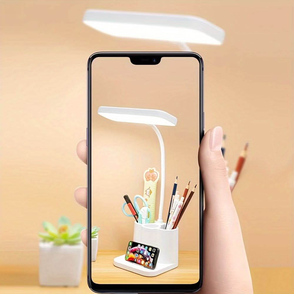 Rechargeable LED Desk Lamp with Adjustable Light