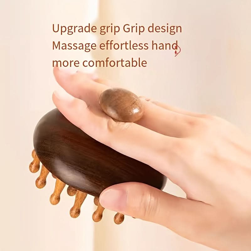 Rosewood Scalp Massager & Relaxation Tool