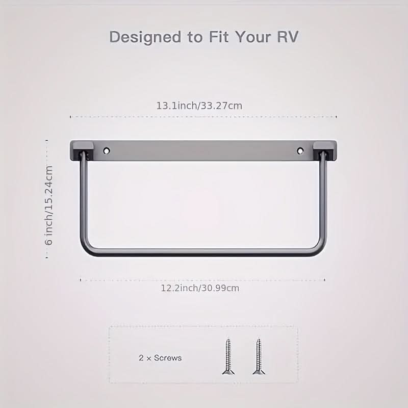 4pcs Iron Folding RV Shoe Rack - Wall-Mounted Space-Saving Organizer