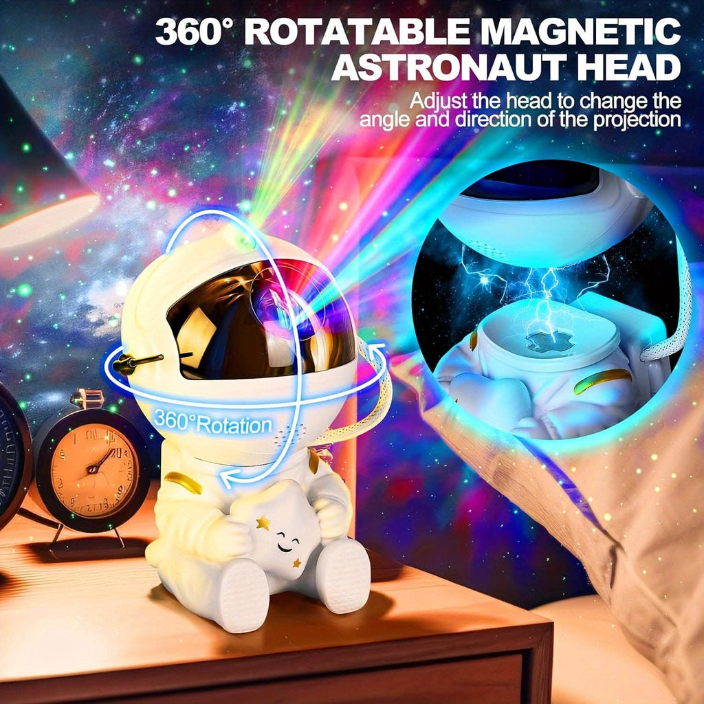 Remote-Control LED Star & Nebula Projector Light