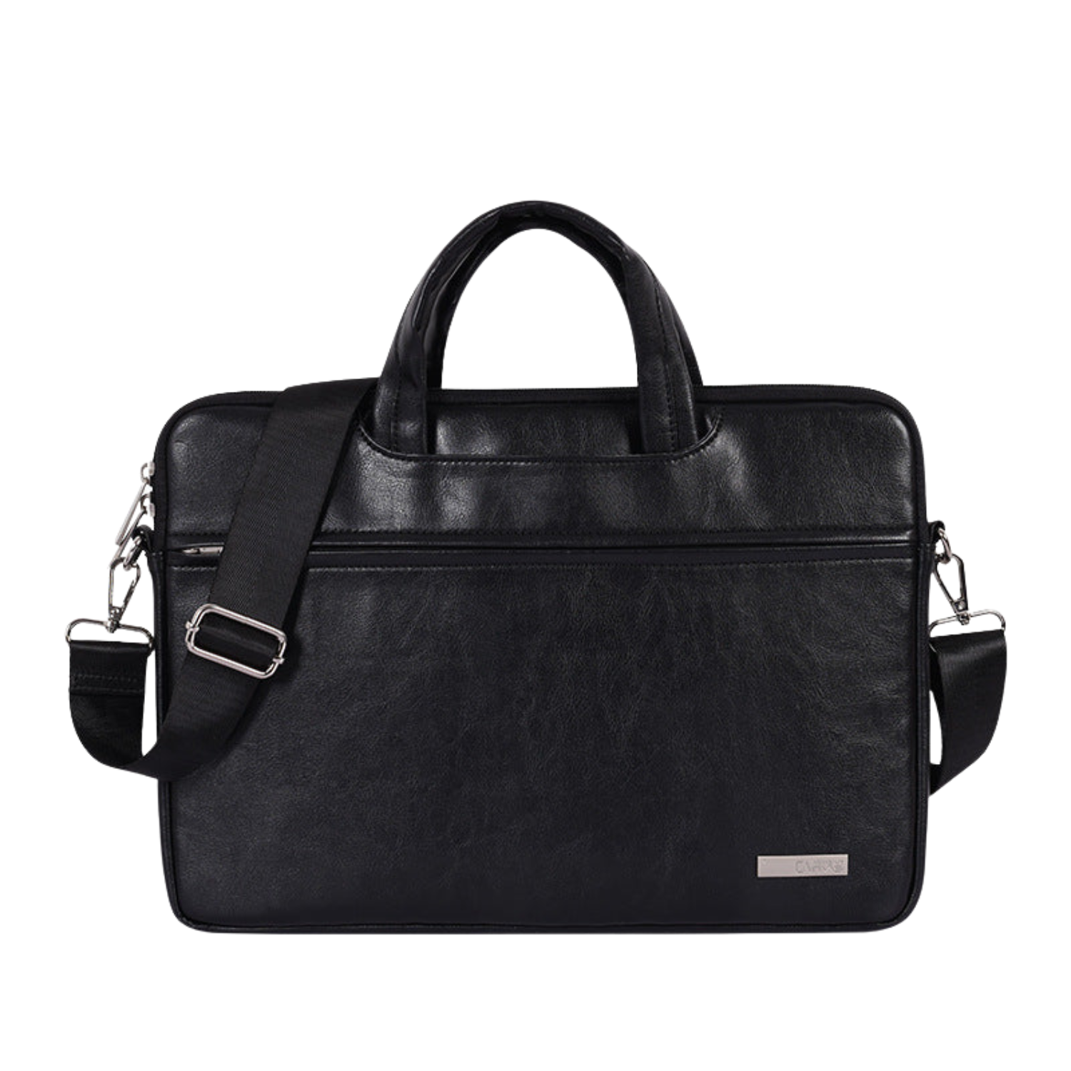 Classic PU Leather Laptop Sleeve – Waterproof Shockproof Briefcase for 13–15" Laptops