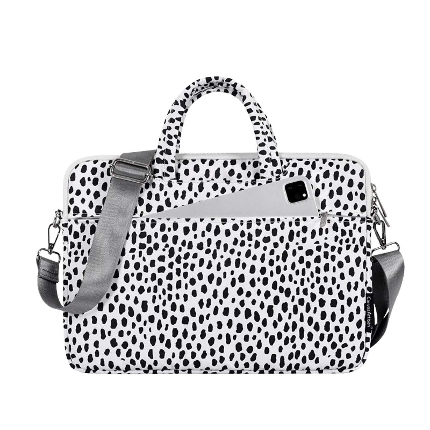 Animal Print Waterproof Laptop Sleeve with Trolley Strap – 13", 14", 15" Sizes