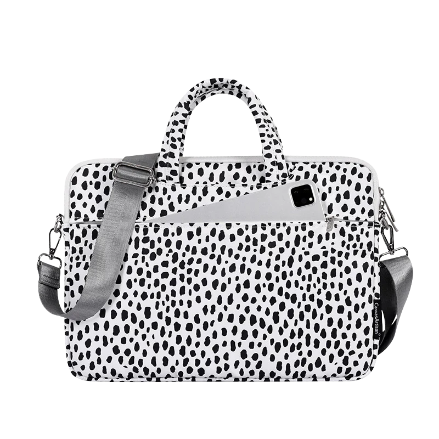 Animal Print Waterproof Laptop Sleeve with Trolley Strap – 13", 14", 15" Sizes